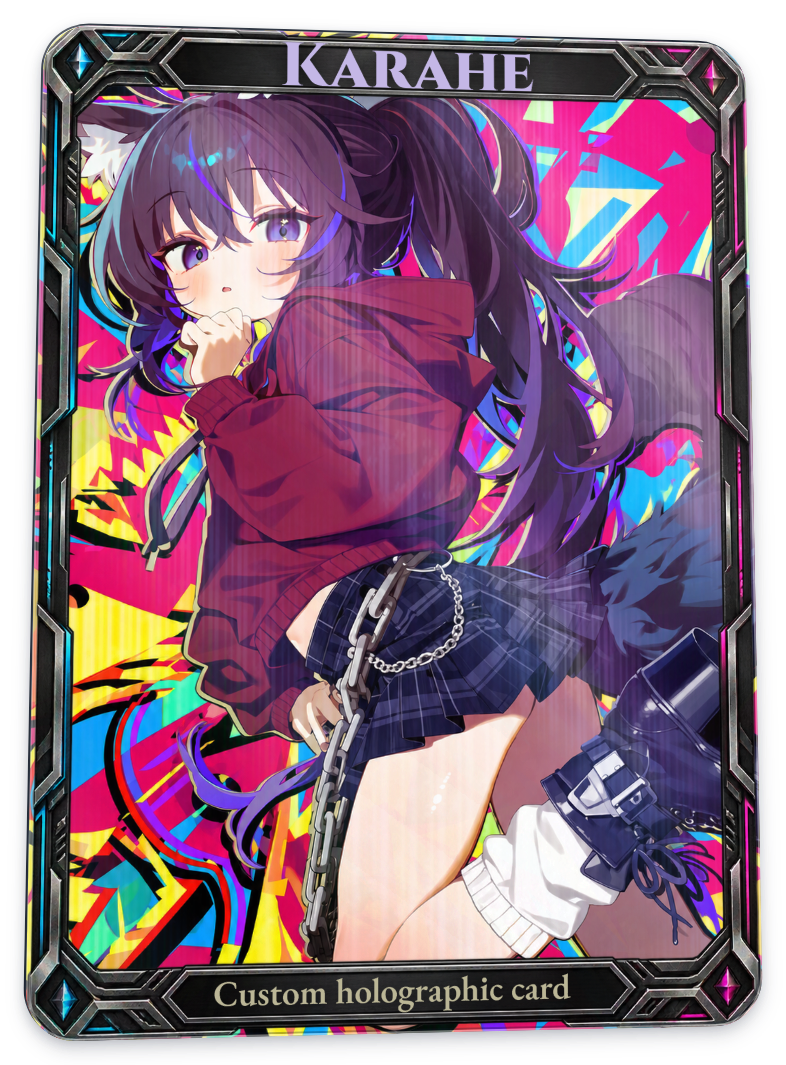 Holo Scan foil preset with Standard reflection