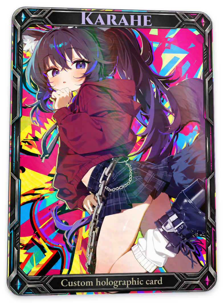 Prism Dust foil preset with Standard reflection